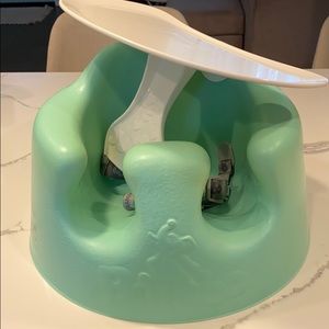 Bumbo floor seat with tray.